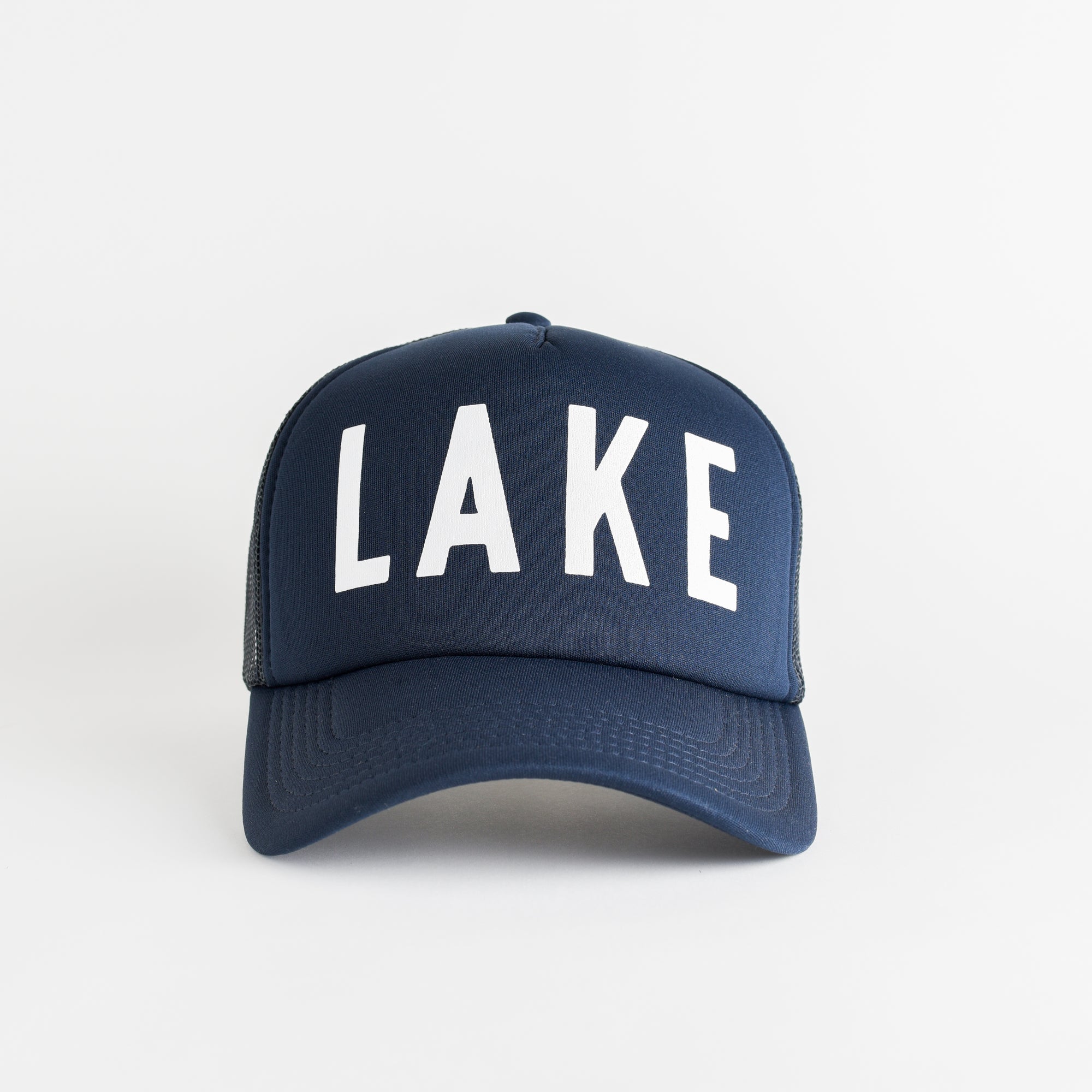Lake Recycled Trucker Hat - navy