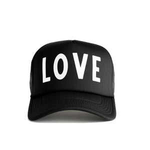 Love Recycled Trucker Hat - black