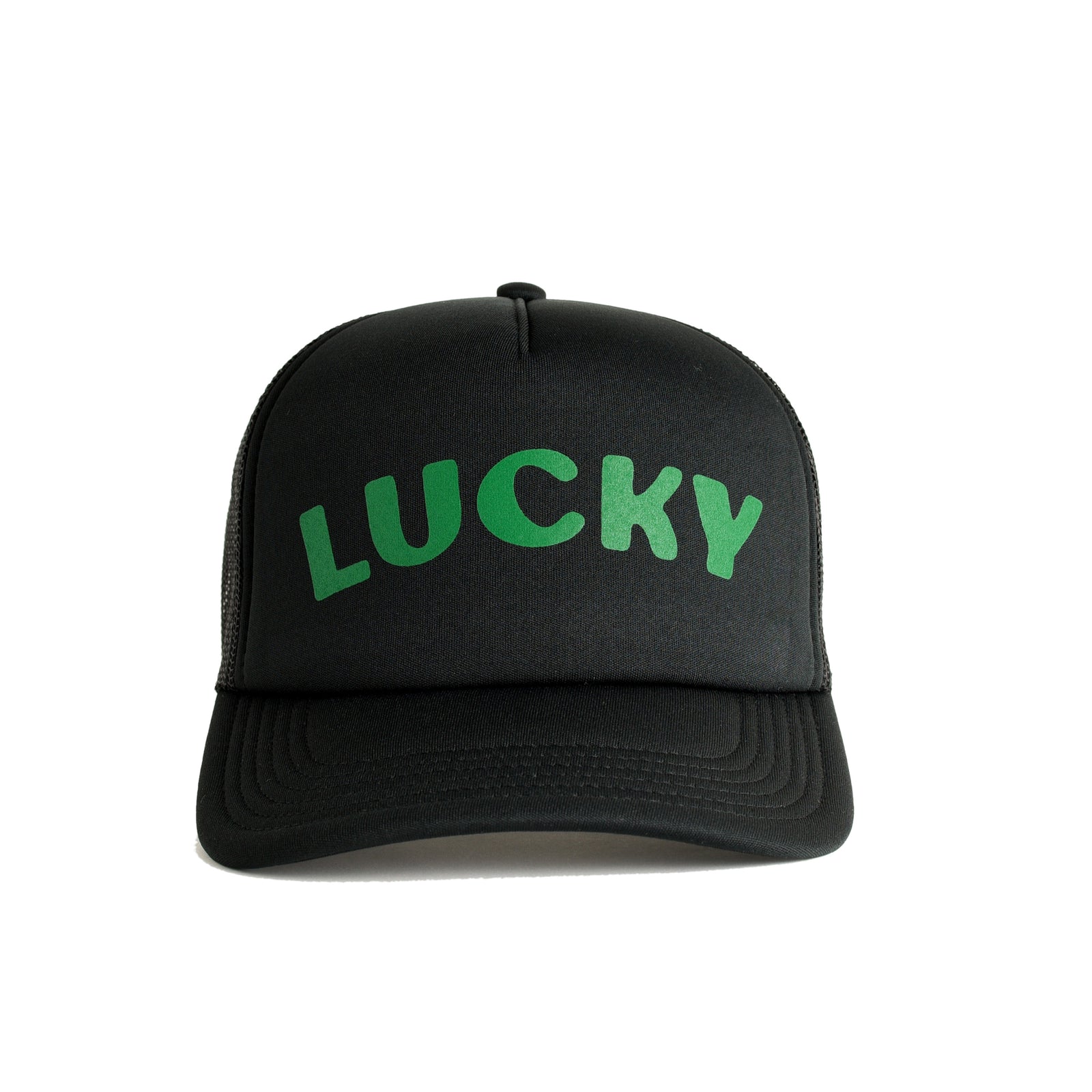 St. Patrick's Day Lucky Recycled Trucker Hat