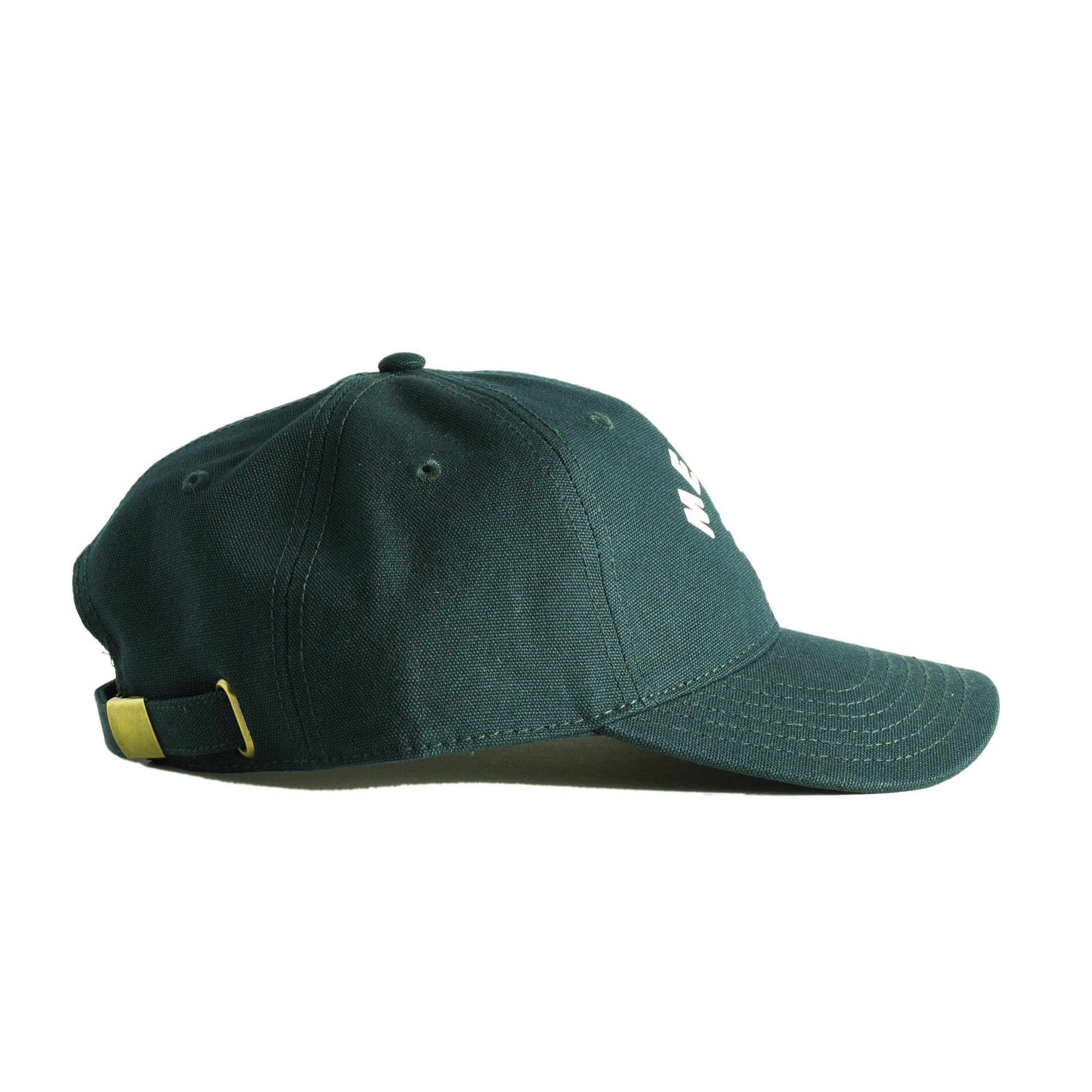 Green 'Merry' cap on a white background