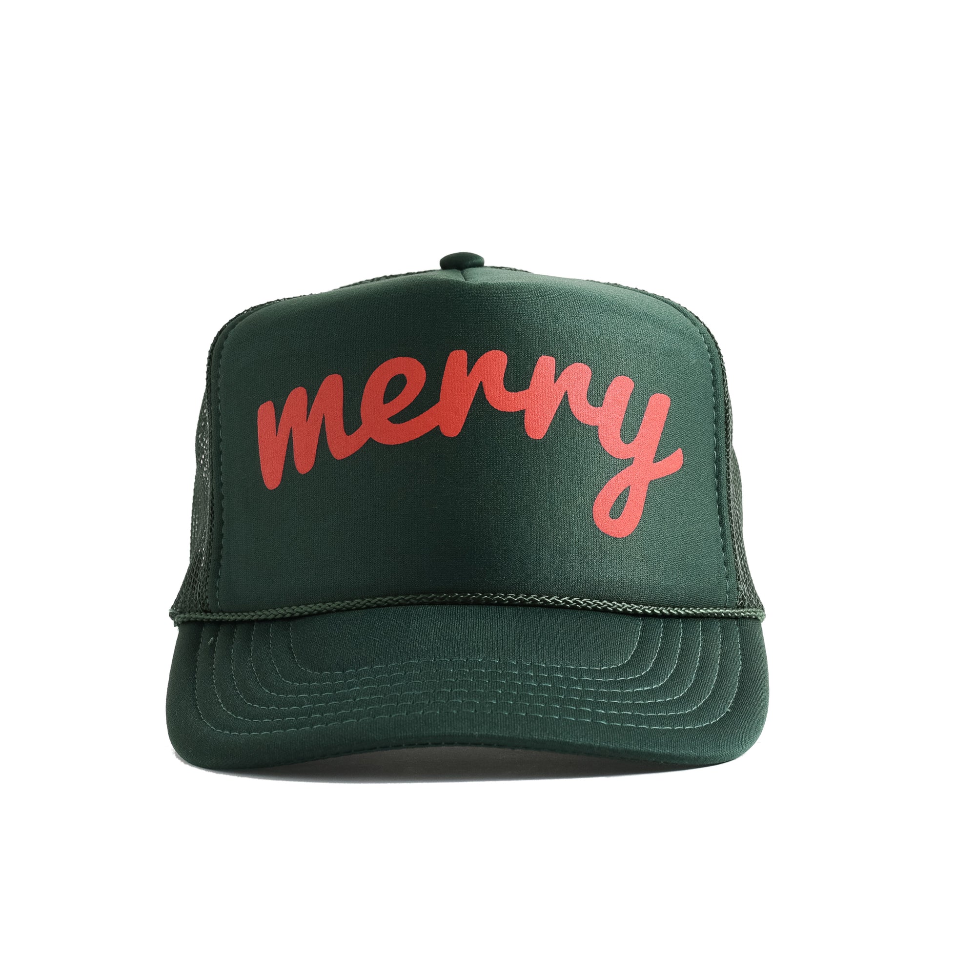 Merry Trucker Hat - green