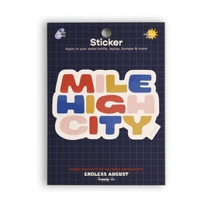 Mile High City Large Sticker