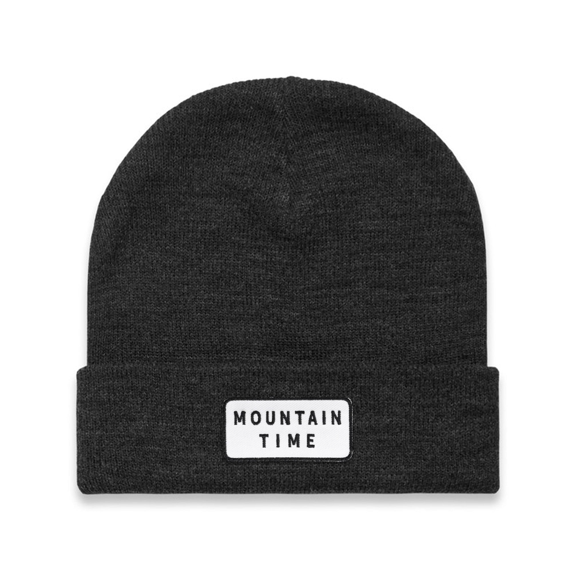 Mountain Time Cuff Beanie - dark grey