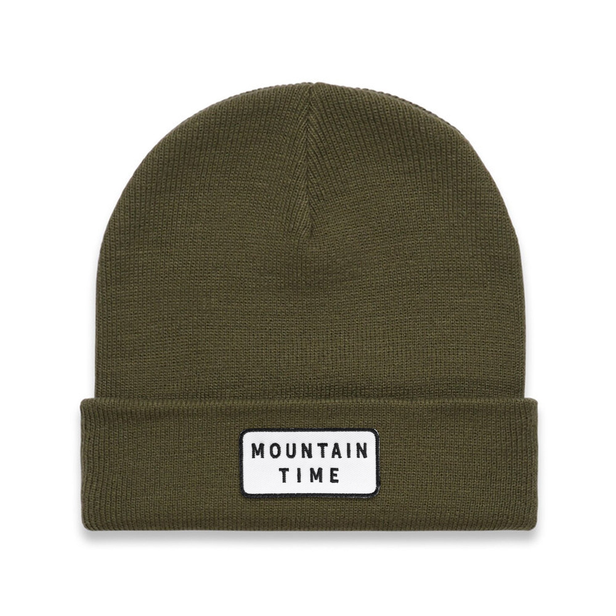 Mountain Time Cuff Beanie - moss