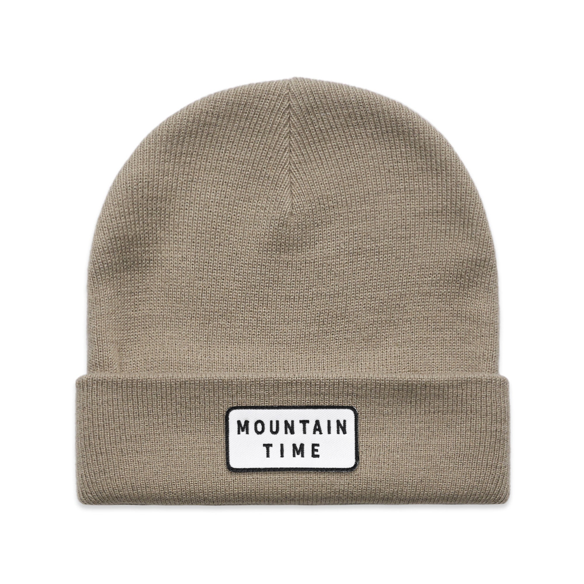 Mountain Time Cuff Beanie - mushroom