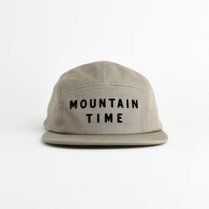 Mountain Time Five Panel Hat - khaki