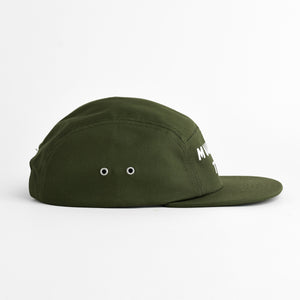 Mountain Time Five Panel Hat - moss