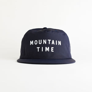 Mountain Time Recycled Nylon Quick Dry Hat - navy