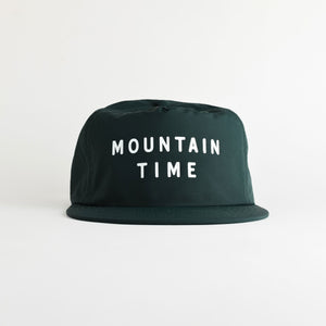 Mountain Time Recycled Nylon Quick Dry Hat - pine green