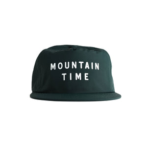 Mountain Time Recycled Nylon Quick Dry Hat - pine green