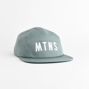 MTNS Five Panel Hat - mineral blue