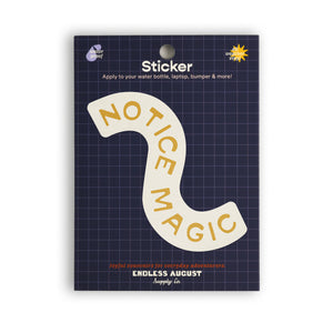 Notice Magic Sticker - yellow