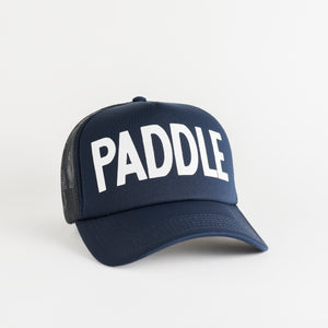 Paddle Recycled Trucker Hat - navy