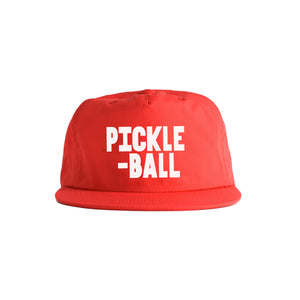 Pickleball Recycled Nylon Quick Dry Hat - fire