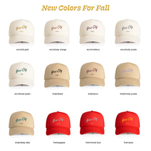Customizable Script City Recycled Trucker Hat