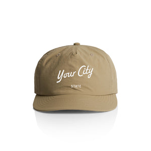 Customizable Script City Nylon Hat