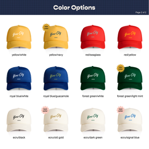 Customizable Script City Recycled Trucker Hat