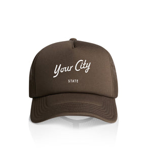 Customizable Script City Recycled Trucker Hat
