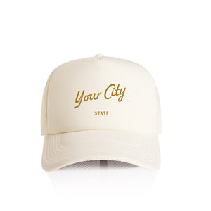 Customizable Script City Recycled Trucker Hat
