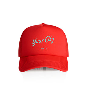 Customizable Script City Recycled Trucker Hat