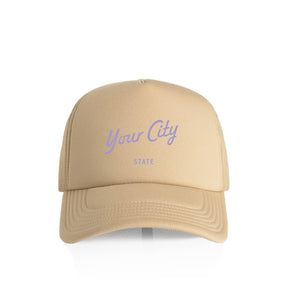 Customizable Script City Recycled Trucker Hat