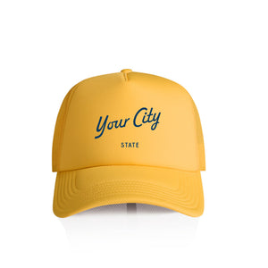 Customizable Script City Recycled Trucker Hat