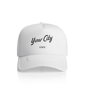Customizable Script City Recycled Trucker Hat
