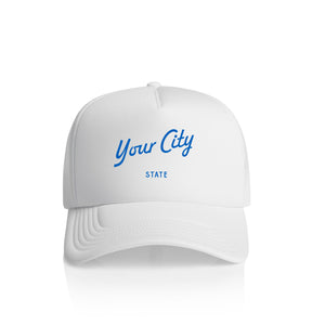Customizable Script City Recycled Trucker Hat