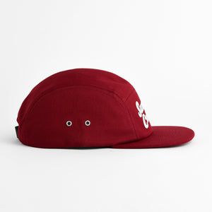 Sunny Colorado Five Panel Hat - cardinal