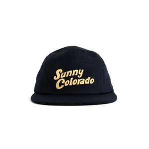 Sunny Colorado Five Panel Hat - navy