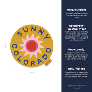 Sunny Colorado No. 1 Sticker