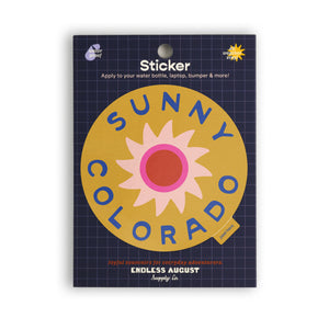 Sunny Colorado Large Sticker