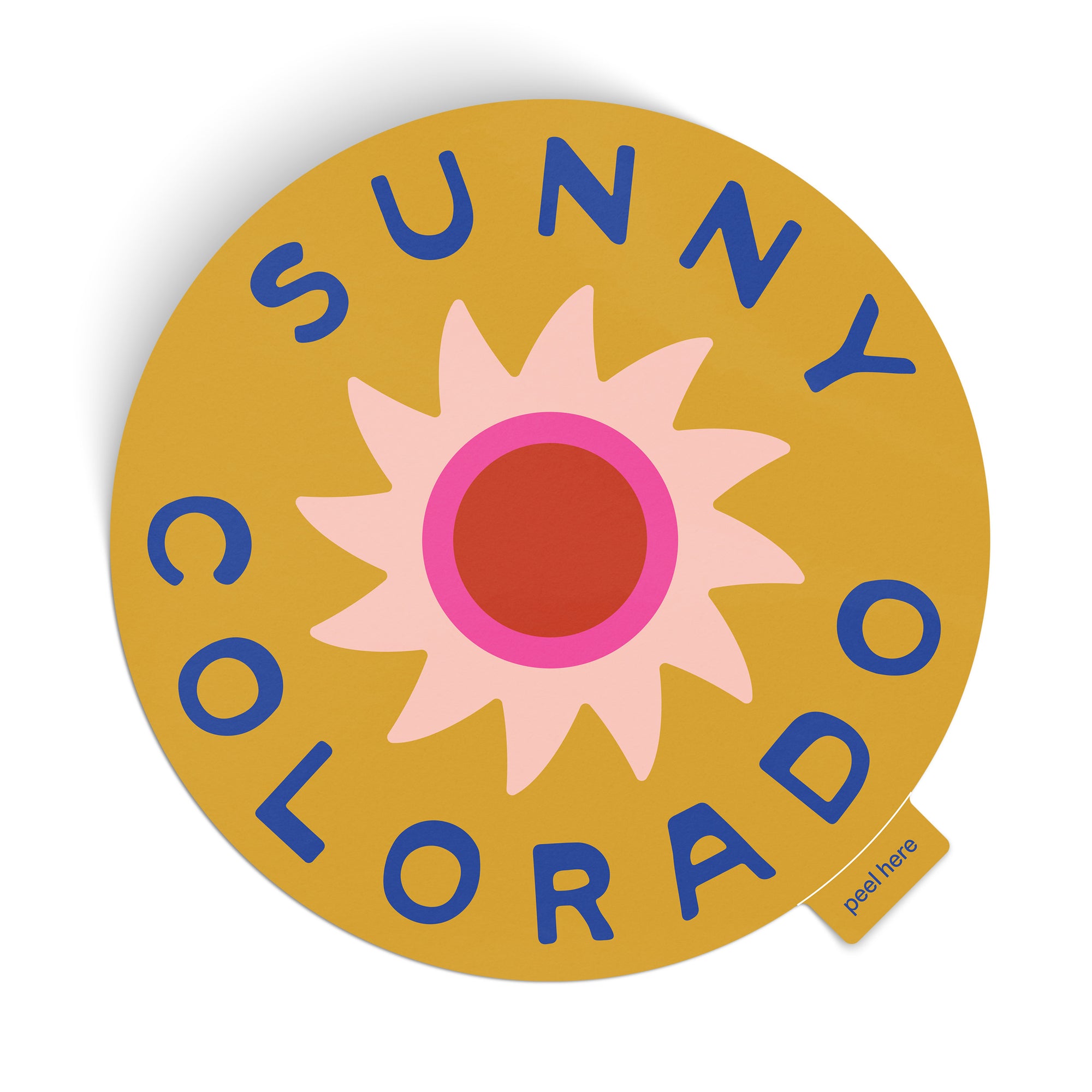 Sunny Colorado Large Sticker