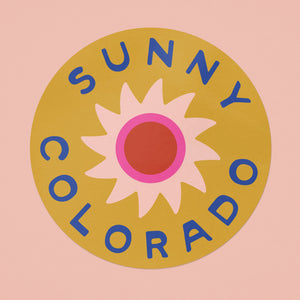 Sunny Colorado Large Sticker