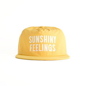 Sunshiny Feelings Recycled Nylon Quick Dry Hat - sunset yellow