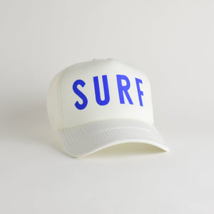 Surf Recycled Trucker Hat - ecru