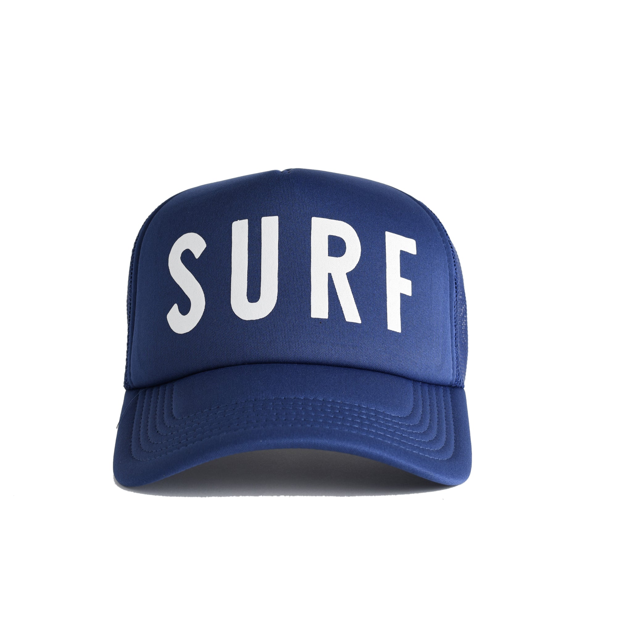 Surf Recycled Trucker Hat - cobalt