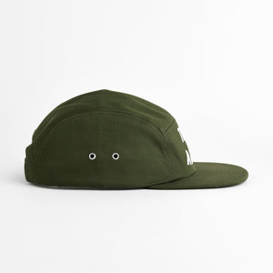 Take A Hike Five Panel Hat - moss