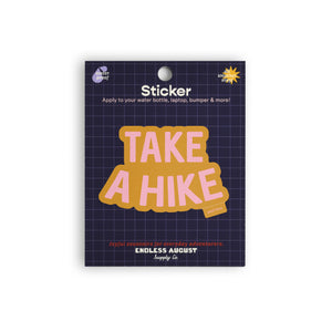 Take a Hike Sticker - orange