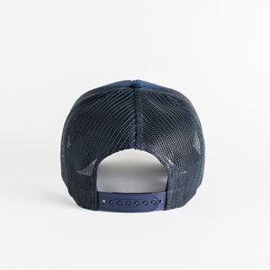 Take A Hike Recycled Trucker Hat - navy