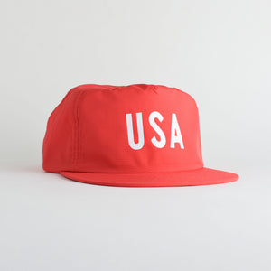 USA Recycled Nylon Quick Dry Hat - fire