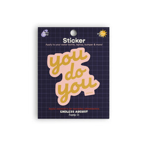 You Do You Sticker - yellow