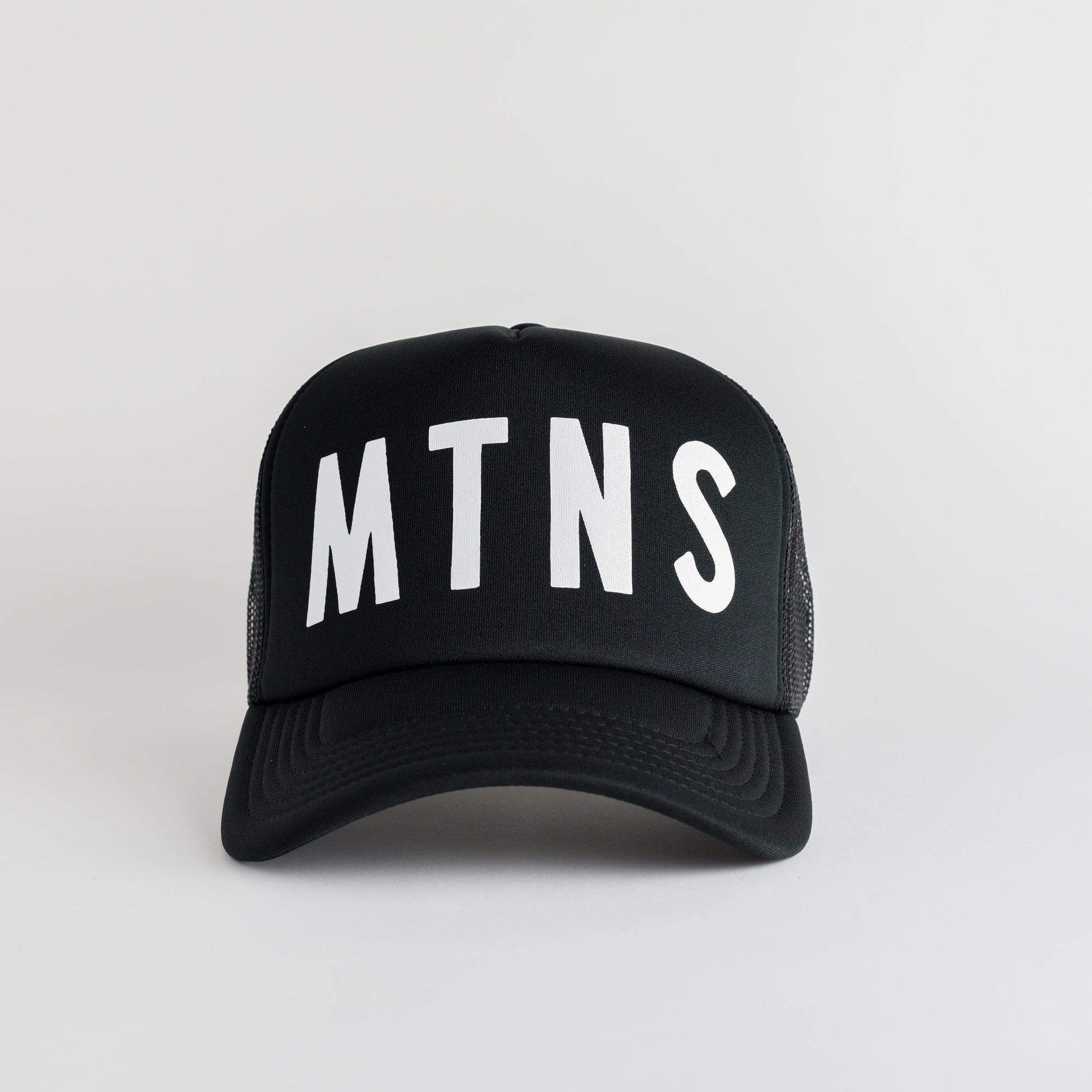 MTNS Recycled Trucker Hat - black
