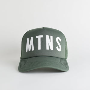 MTNS Recycled Trucker Hat - cypress green