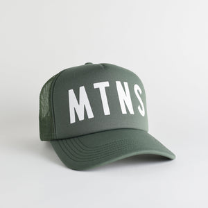 MTNS Recycled Trucker Hat - cypress green