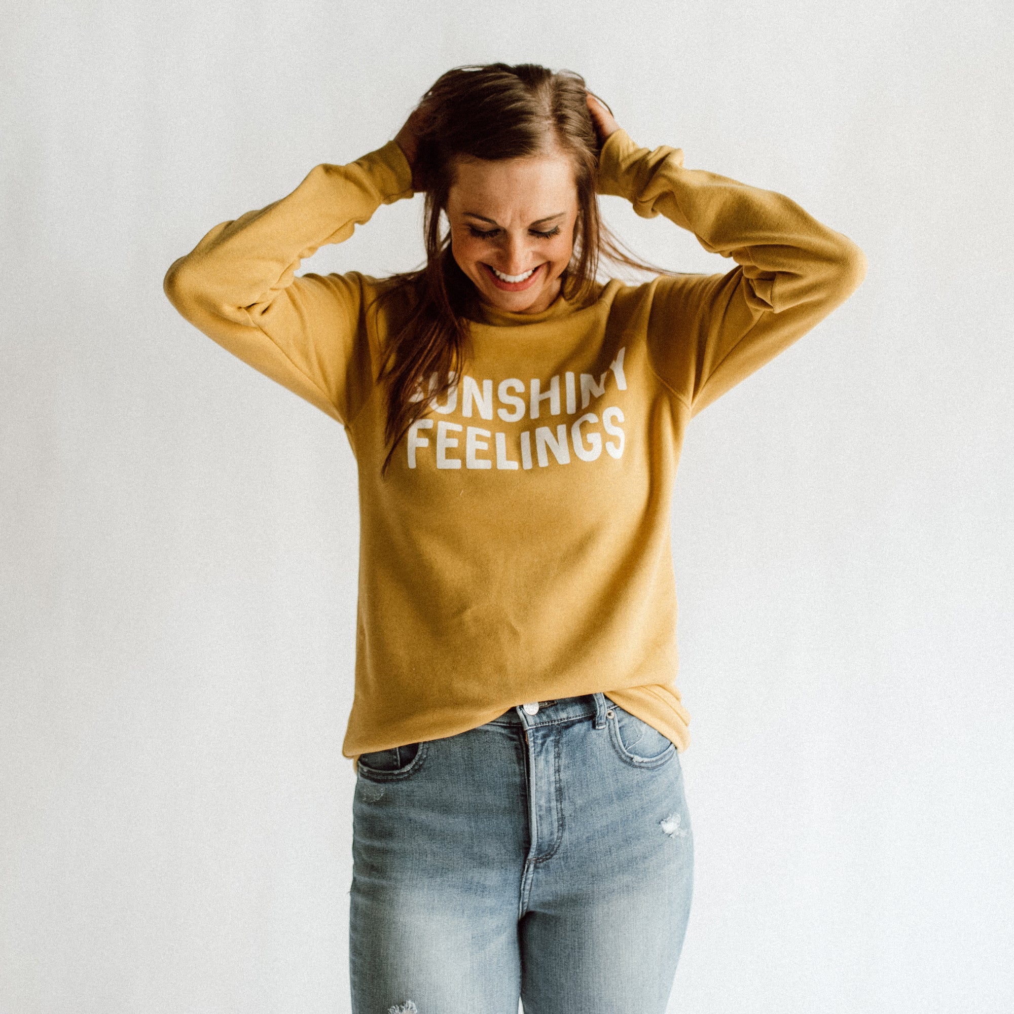 Sunshiny Feelings Fleece Sweatshirt