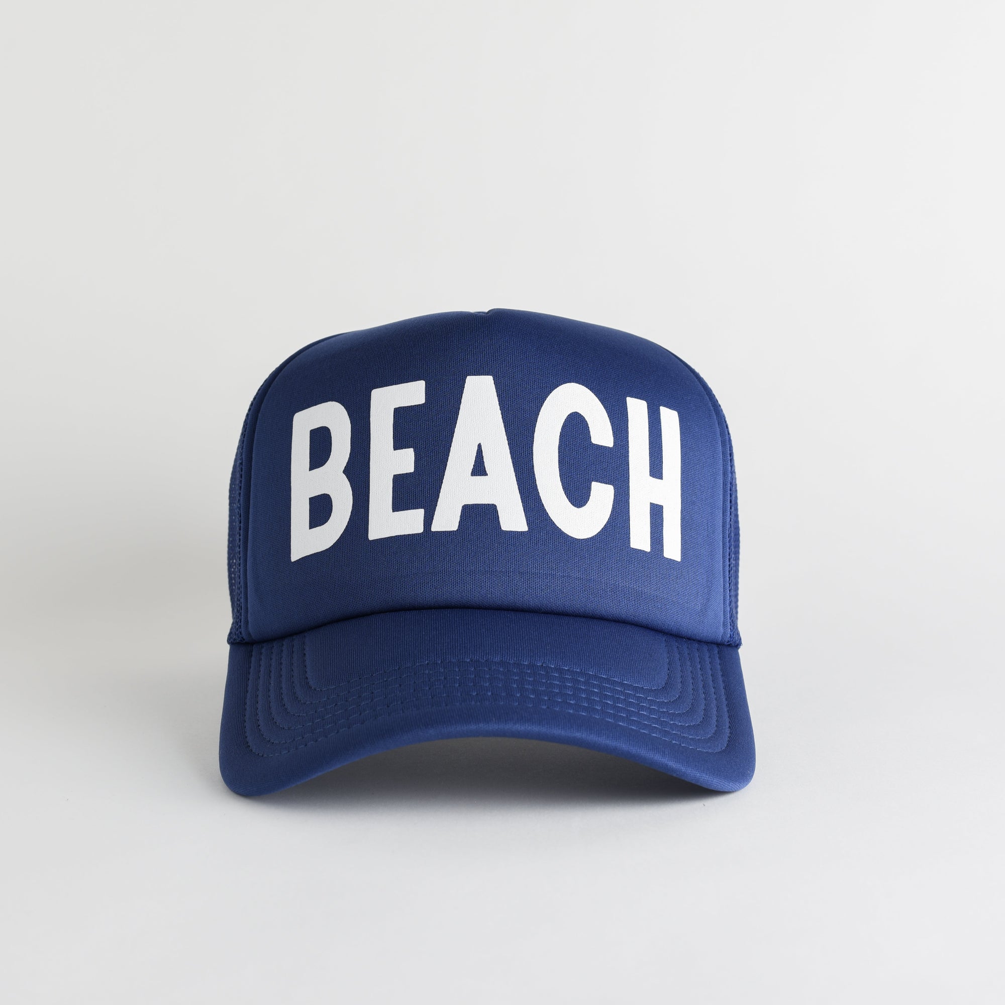 Beach Recycled Trucker Hat - cobalt