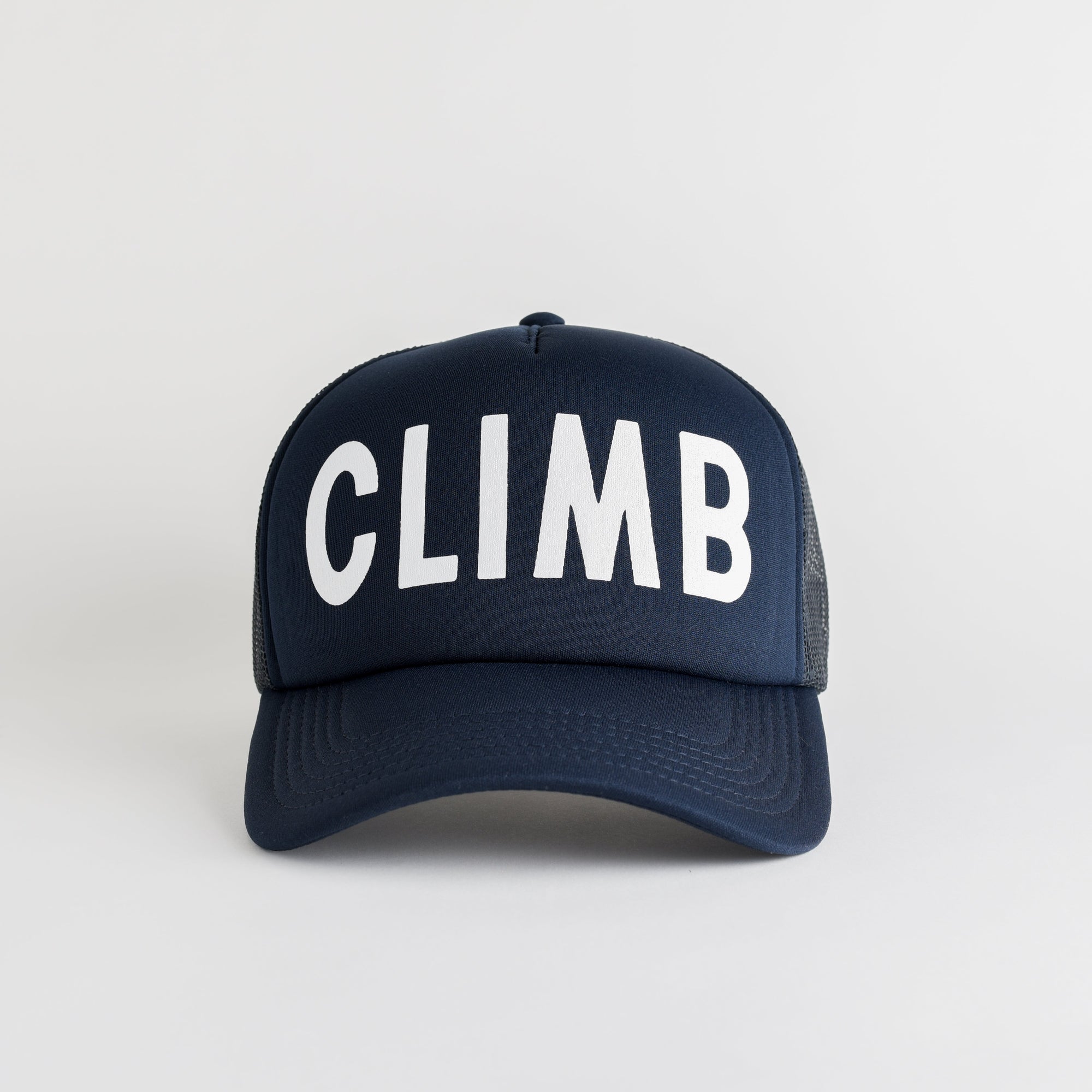 Climb Recycled Trucker Hat - navy
