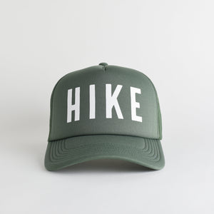 Hike Recycled Trucker Hat - cypress green