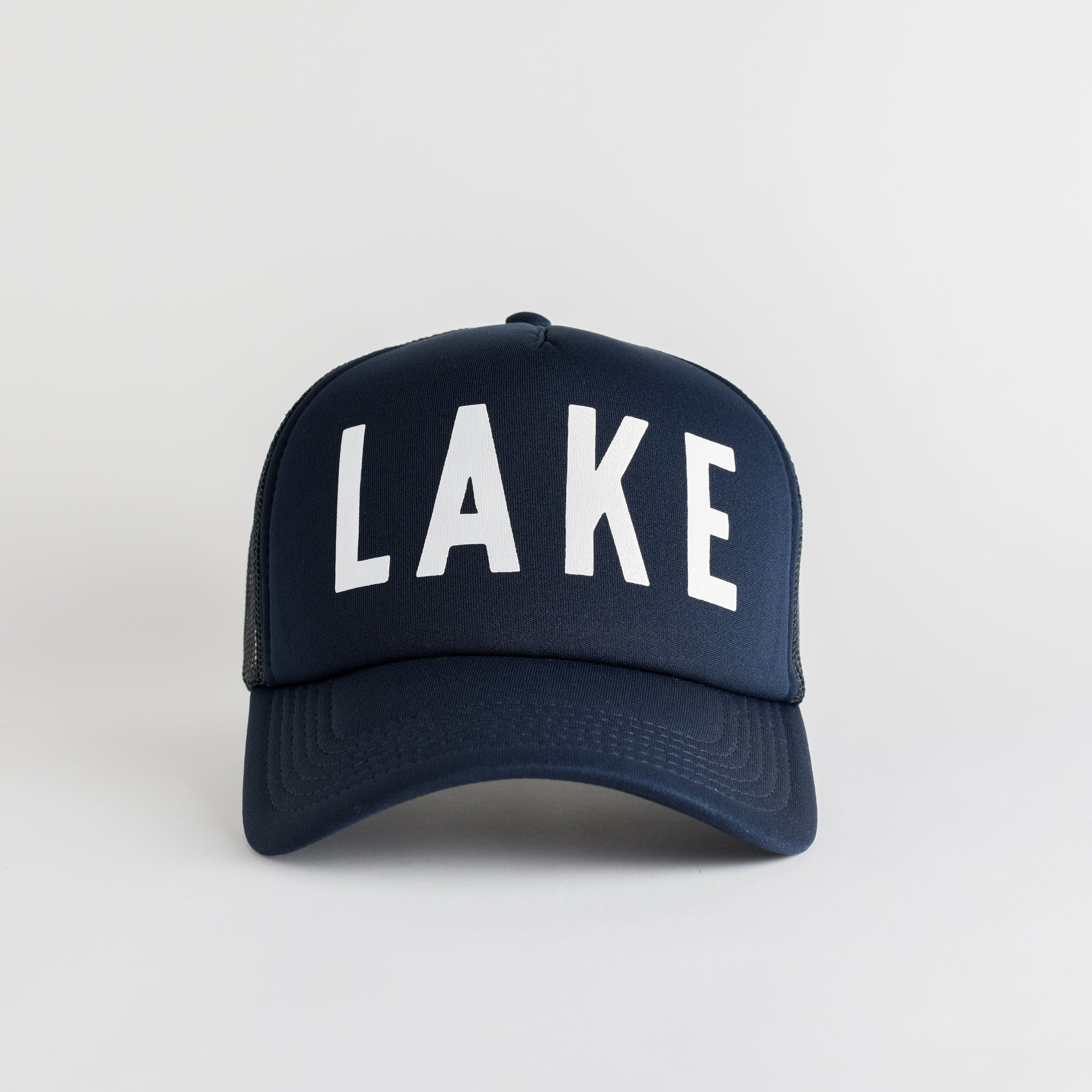 Lake Recycled Trucker Hat - navy